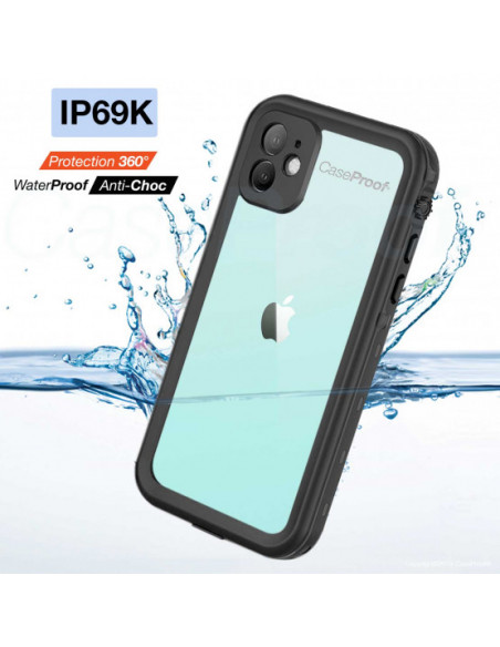 4 iPhone 11 - Funda resistente al agua y a los golpes - Serie WATERPROOF