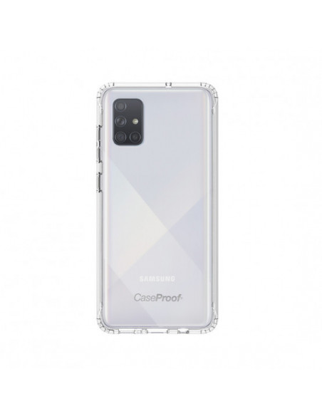 2 Samsung A 71 - Protección contra golpes de 360 grados - Serie Clear SHOCK