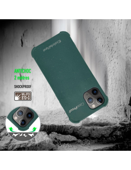 2 iPhone11P - Funda Biodegradable Caqui Serie BIO