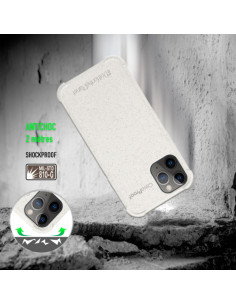 1 iPhone 11P - Funda Biodegradable Blanco Serie BIO 2
