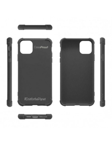 5 iPhone 12-12 Pro - Funda Biodegradable Negra Serie BIO