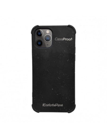 1 iPhone11P - Funda Biodegradable Negra Serie BIO