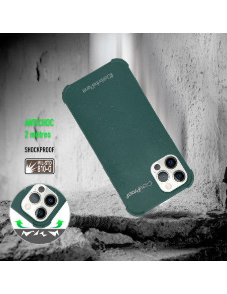 2 iPhone 12- 12 Pro - Funda Biodegradable Serie Khaki BIO