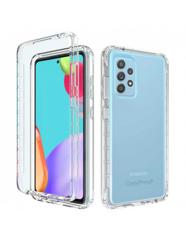 1 Samsung A 52- 5G- 360° Shockproof - Serie Clear SHOCK