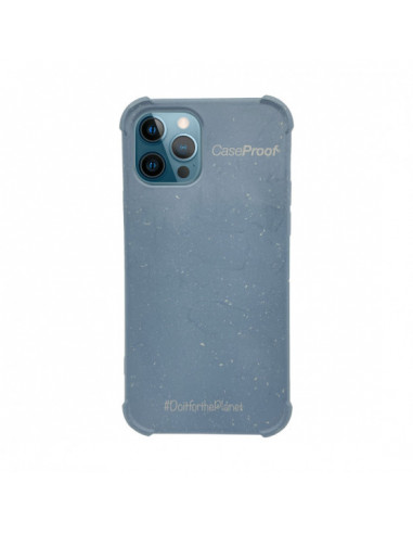 1 iPhone 12-12 Pro - Funda Biodegradable Azul Serie BIO
