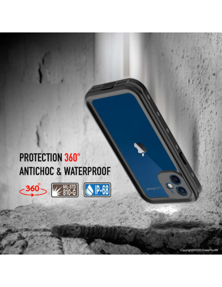 4 iPhone 12 - Funda resistente al agua y a los golpes