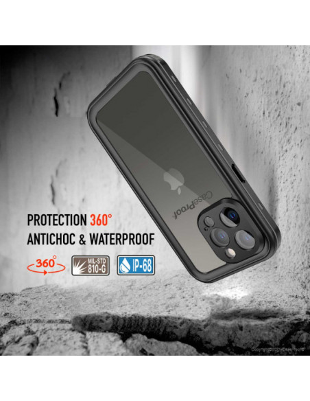 5 Iphone 13 Pro Max - Funda para smartphone resistente al agua y a los golpes