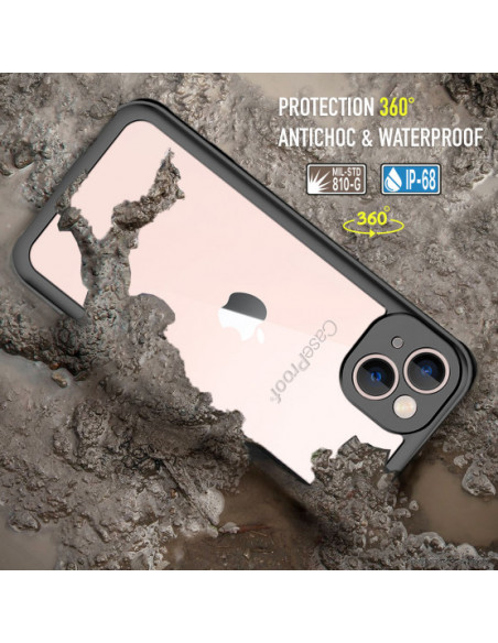 4 Iphone 13 - Funda para smartphone resistente al agua y a los golpes - Colección WATERPROOF