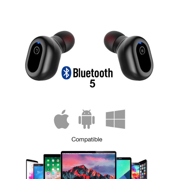3 Auriculares impermeables bluetooth 5.0