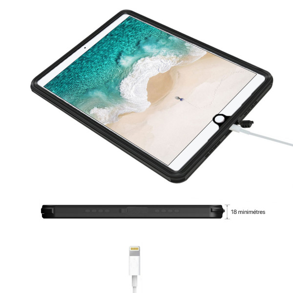 1 iPad 9,7" 2018 /2017 - Funda resistente al agua y a los golpes