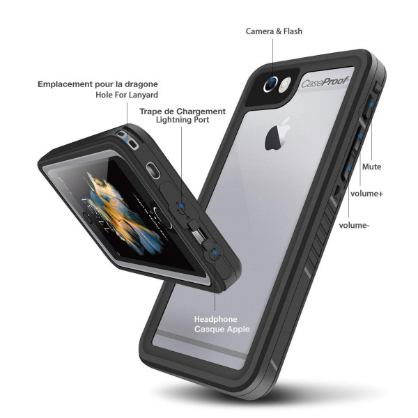 5 iPhone 6/6s - Funda resistente al agua y a los golpes