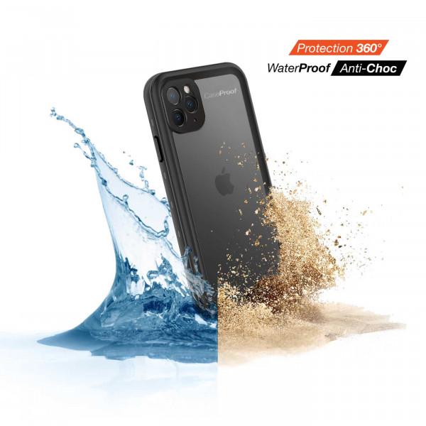 2 iPhone 11 Pro Max - Funda resistente al agua y a los golpes