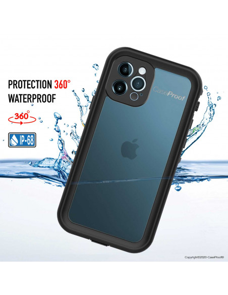 5 iPhone 12 Pro - Funda resistente al agua y a los golpes