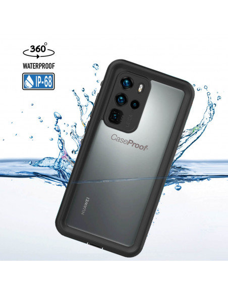 2 HUAWEI P40 Pro - Funda resistente al agua y a los golpes SERIE WATERPROOF