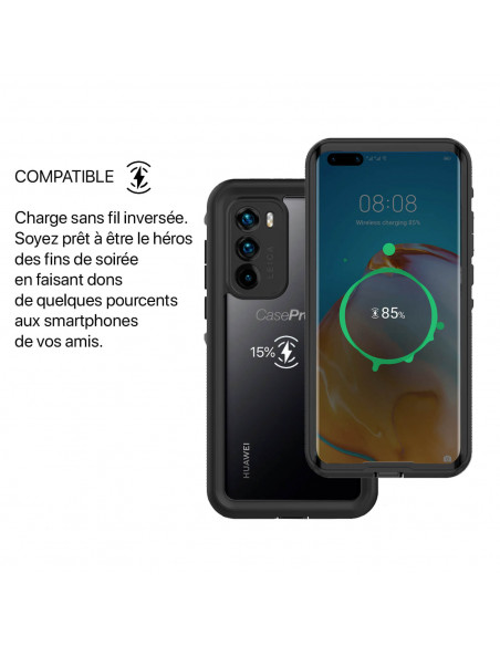 8 HUAWEI P40 Pro - Funda resistente al agua y a los golpes SERIE WATERPROOF