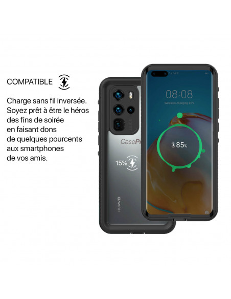 9 HUAWEI P40 Pro - Funda resistente al agua y a los golpes SERIE WATERPROOF