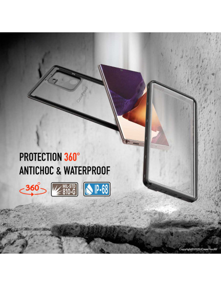 4 Samsung Galaxy Note 20 Ultra - Funda resistente al agua y a los golpes