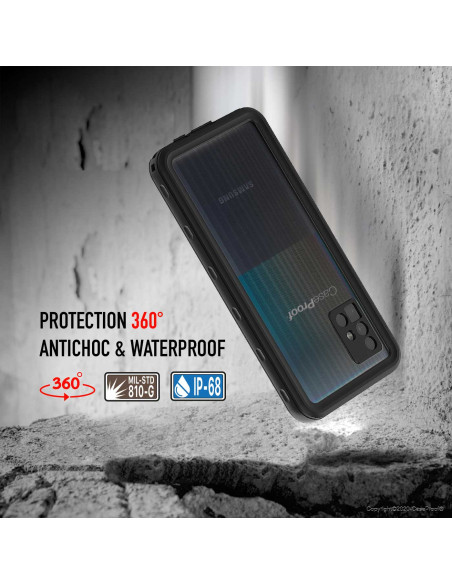 6 Samsung Galaxy A51 / 5G - Funda resistente al agua y a los golpes