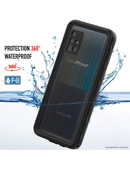 7 Samsung Galaxy A51 / 5G - Funda resistente al agua y a los golpes