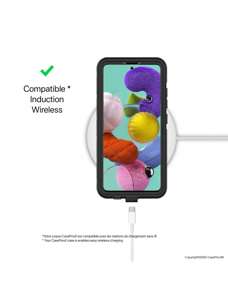 11 Samsung Galaxy A51 / 5G - Funda resistente al agua y a los golpes