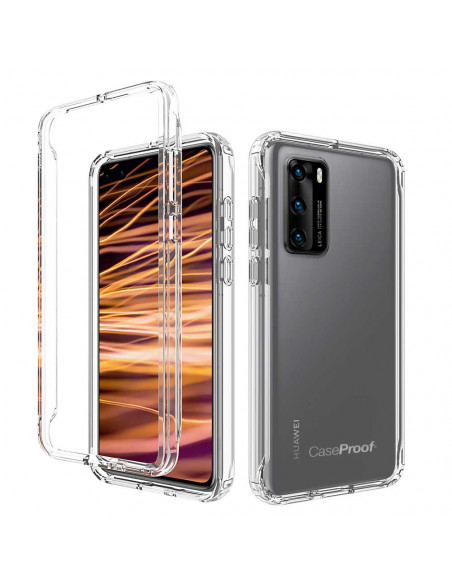 2 Huawei P40 - Protección contra golpes en 360 grado Anti-Shock - Serie Transparente