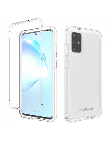 1 Samsung S20 Plus - Protección contra golpes de 360 grado - Serie Clear SHOCK