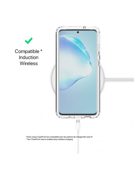 5 Samsung S20 Plus - Protección contra golpes de 360 grado - Serie Clear SHOCK
