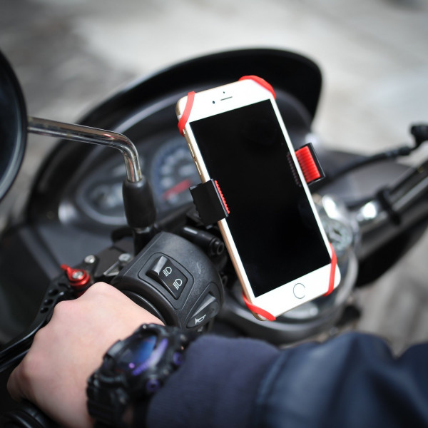 4 Soporte universal para smartphone/teléfono para bicicleta moto