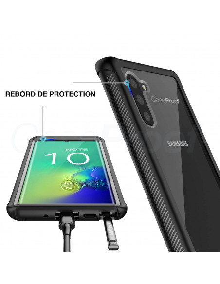 2 Galaxy Note 10 Plus - Protección contra golpes de 360 grado - Serie SHOCK