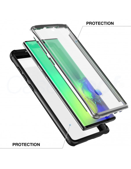 3 Galaxy Note 10 Plus - Protección contra golpes de 360 grado - Serie SHOCK