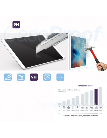 5 iPad 9.7 - Protector de pantalla de vidrio templado