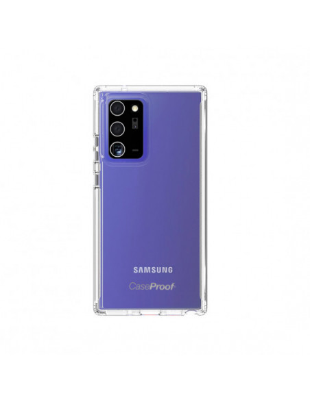 2 Samsung Note 20 Ultra - Protección contra golpes de 360 grados - Serie Clear SHOCK