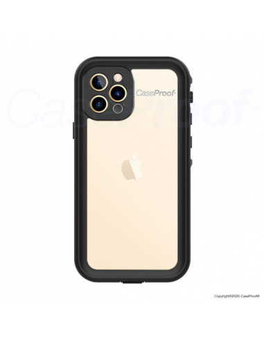 1 iPhone 12 Pro Max - Funda resistente al agua y a los golpes - Serie WATERPROOF