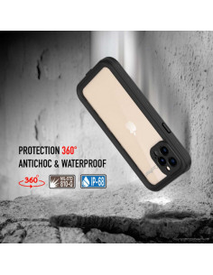 1 iPhone 12 Pro Max - Funda resistente al agua y a los golpes - Serie WATERPROOF 2