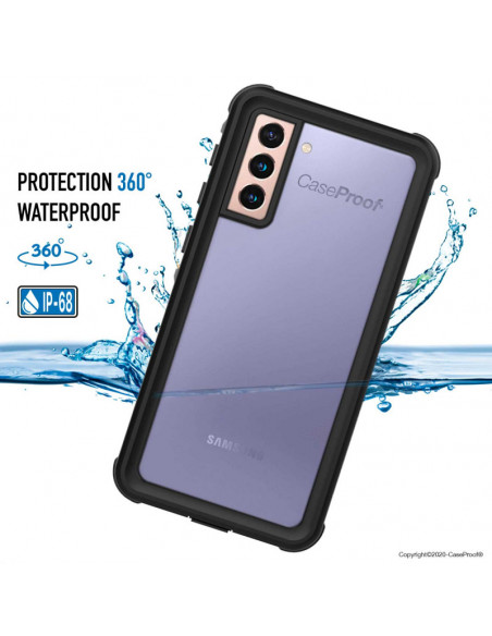 4 Samsung Galaxy S21 Plus 5G - Funda resistente al agua y a los golpes - Serie WATERPROOF