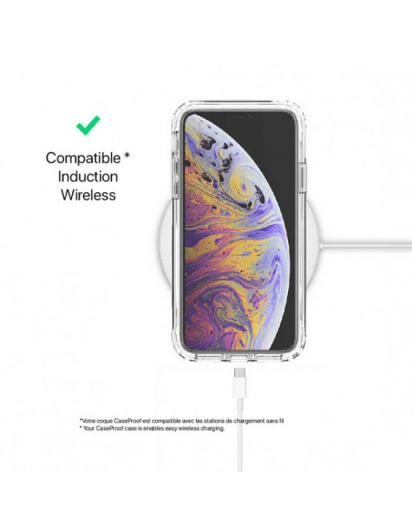 5 iPhone XS - Protección contra golpes de 360 grados - Serie Clear SHOCK