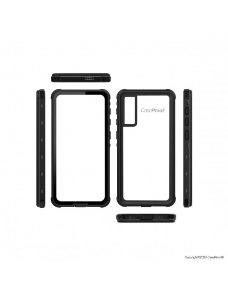 11 Samsung Galaxy S21 5G - Funda resistente al agua y a los golpes - Serie WATERPROOF