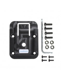 Reinforced plate with clips...